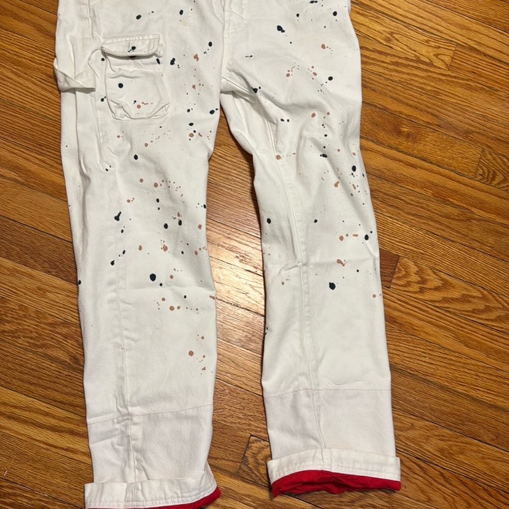 10 Deep 1 OF 1 sample sale paint splatter denim